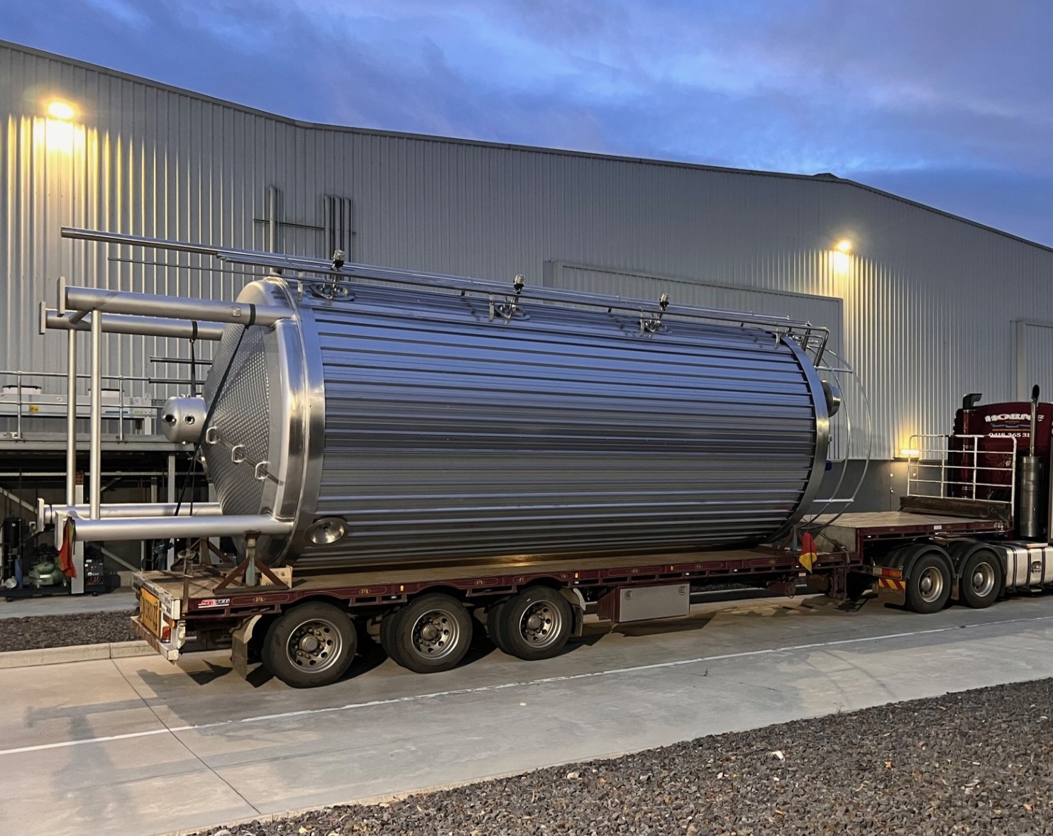 60kl batching tank ready for delivery